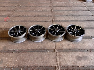 Lot 127 - A set of four Dunlop D1S 13in 8-spoke Mk1 Escort alloy wheels