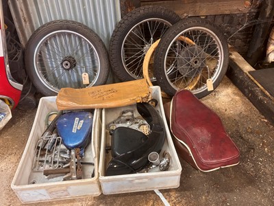 Lot 135 - A collection of BSA motorcycle parts