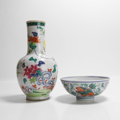 Lot 36 - A Chinese famille rose bowl