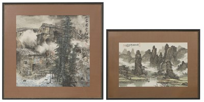 Lot 231 - Two Chinese paintings