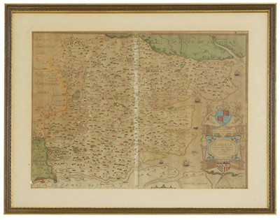 Lot 12 - Saxton, C: Essexiae Comitat' Nova vera ac absaluta Descripto, 1576.