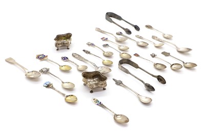 Lot 14 - A collection of silver spoons