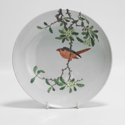 Lot 53 - A Chinese famille verte porcelain dish