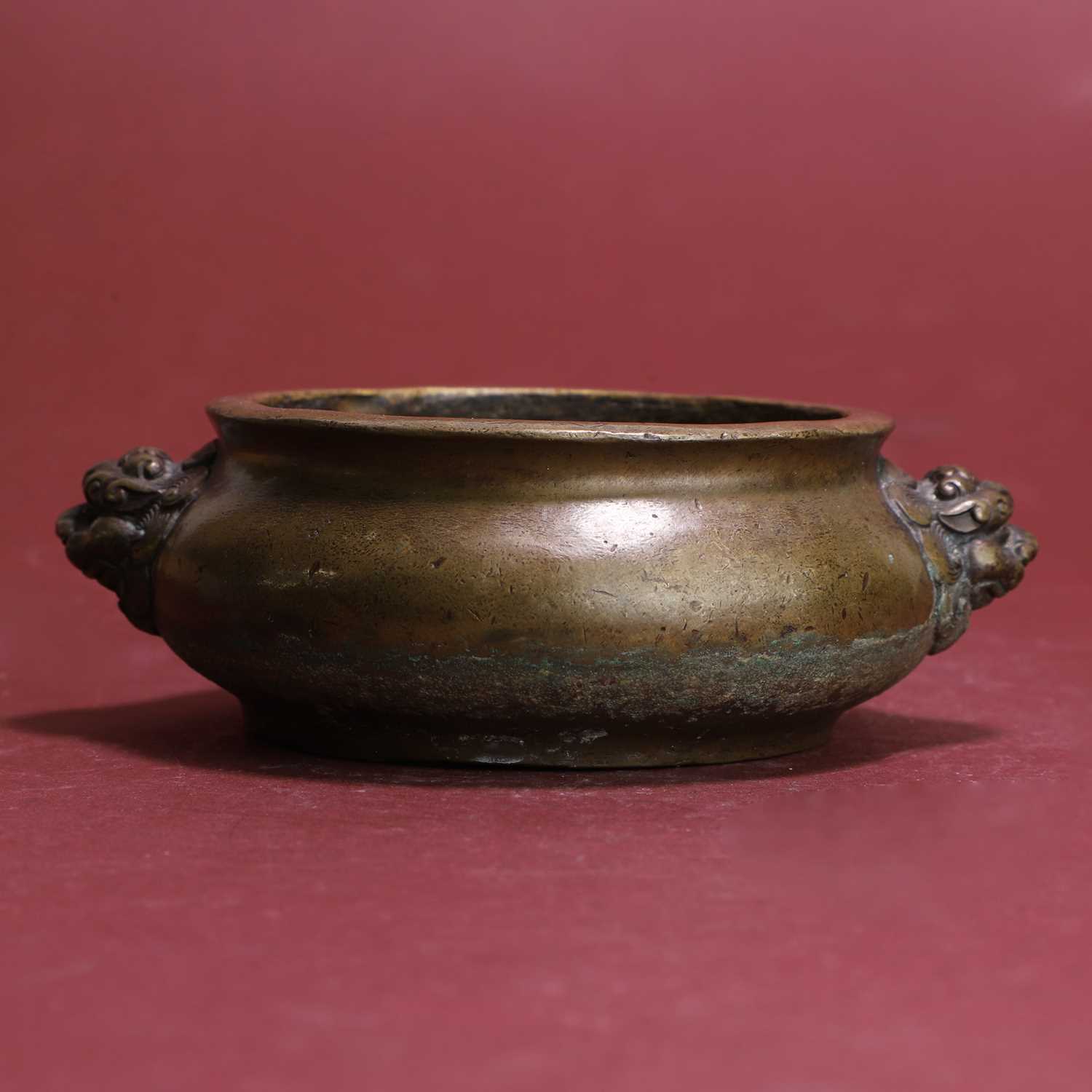 Lot 96 - A Chinese bronze censer