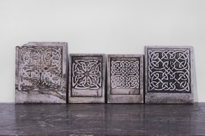 Lot 263 - Three marble panels