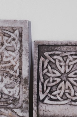 Lot 263 - Three marble panels