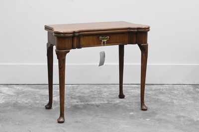 Lot 502 - A George II mahogany card table