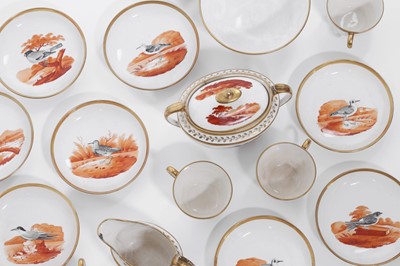 Lot 59 - A Ridgway porcelain tea service