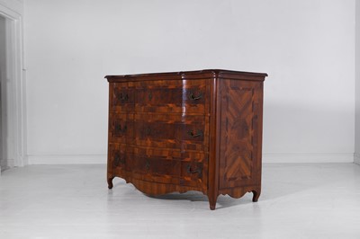 Lot 271 - A walnut and cedar commode