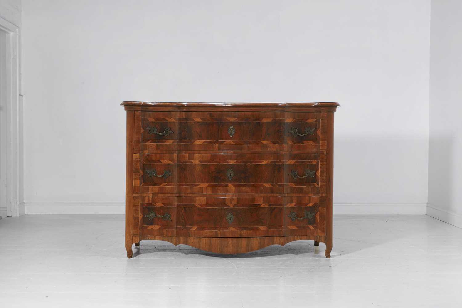 Lot 271 - A walnut and cedar commode