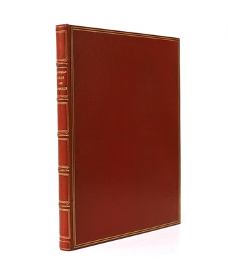Lot 101 - FINE BINDING- FUERTES, Louis Agassiz. Album of Abyssinian Birds and Mammals