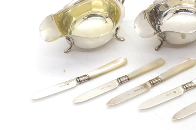 Lot 4 - A group of silver items