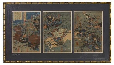 Lot 296 - Utagawa Yoshitora (Japanese, fl.1840-1880)