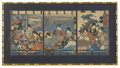 Lot 92 - Utagawa Kunisada 'Toyokuni III' (Japanese, 1786-1865)