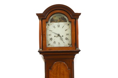 Lot 206 - A George III mahogany longcase clock