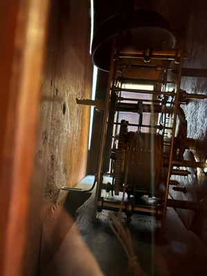 Lot 206 - A George III mahogany longcase clock