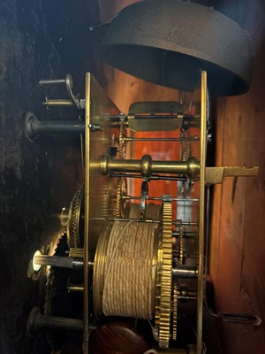 Lot 206 - A George III mahogany longcase clock