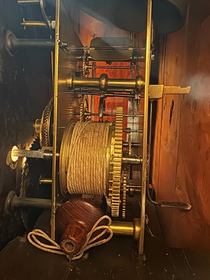 Lot 206 - A George III mahogany longcase clock