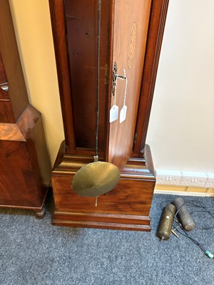 Lot 206 - A George III mahogany longcase clock