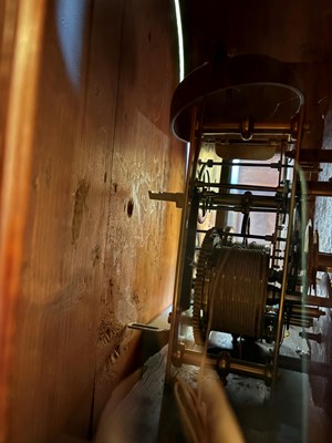 Lot 206 - A George III mahogany longcase clock