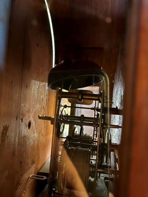 Lot 206 - A George III mahogany longcase clock