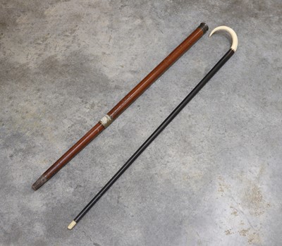 Lot 124 - Two walking sticks
