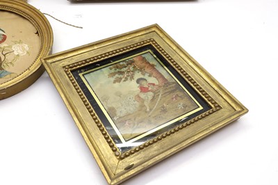 Lot 122 - Four woolwork pictures