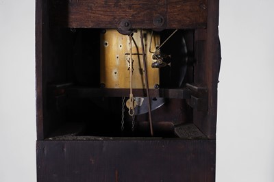 Lot 236 - A Black Forest carved wooden longcase clock