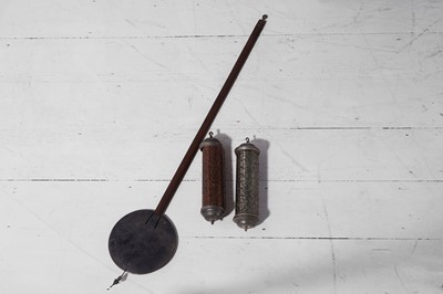 Lot 236 - A Black Forest carved wooden longcase clock