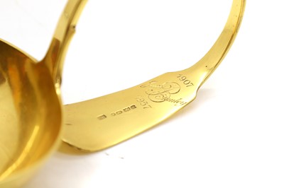 Lot 10 - A silver ladle