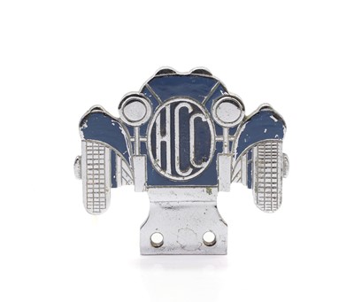 Lot 24 - A Harrow Car Club pre-war member's car badge