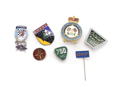 Lot 25 - A quantity of motor racing and motor club lapel badges