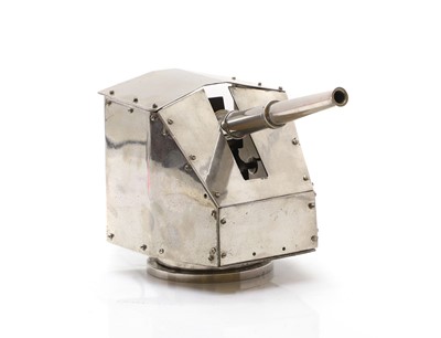 Lot 46 - A First World War Royal Navy turret gun presentation model