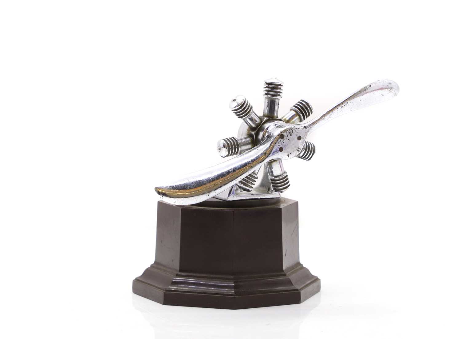 Lot 12 - A Rotary Aero-Engine car mascot