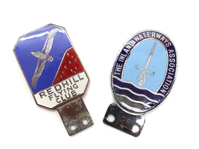 Lot 34 - A 'Redhill Flying Club' member's car badge