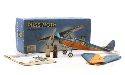 Lot 62 - A De Havilland DH-80A 'Puss Moth' scale flying model