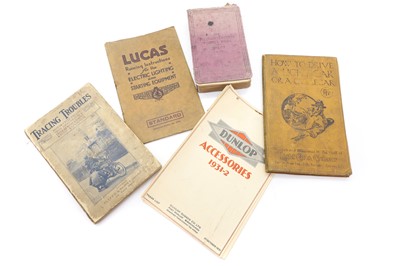 Lot 102 - Vintage motoring manuals and handbooks