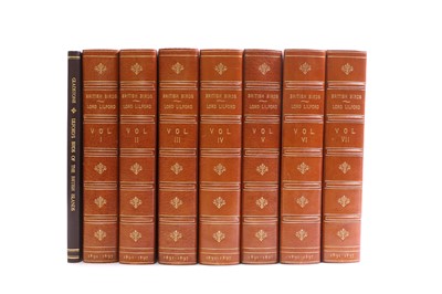 Lot 71 - With Autograph Letter: Lilford, Lord: Colourd figures of the Birds of the British Islands, 7 Vols.