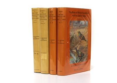 Lot 122 - Archer (Sir Geoffrey) and Eva M. Goodman: The Birds of British Somaliland