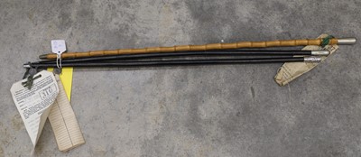Lot 320 - Three swagger canes