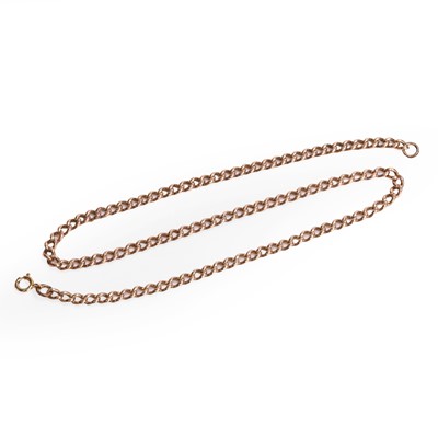 Lot 1262 - A curb link chain