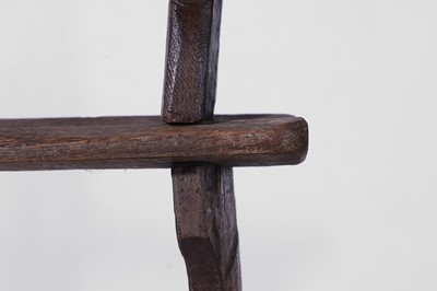 Lot 267 - A set of six provincial oak stools