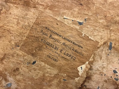 Lot 226 - A specimen marble tabletop by Grimaldi & Lopes