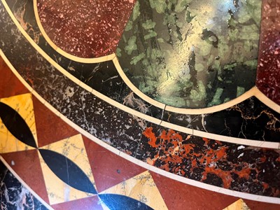 Lot 226 - A specimen marble tabletop by Grimaldi & Lopes