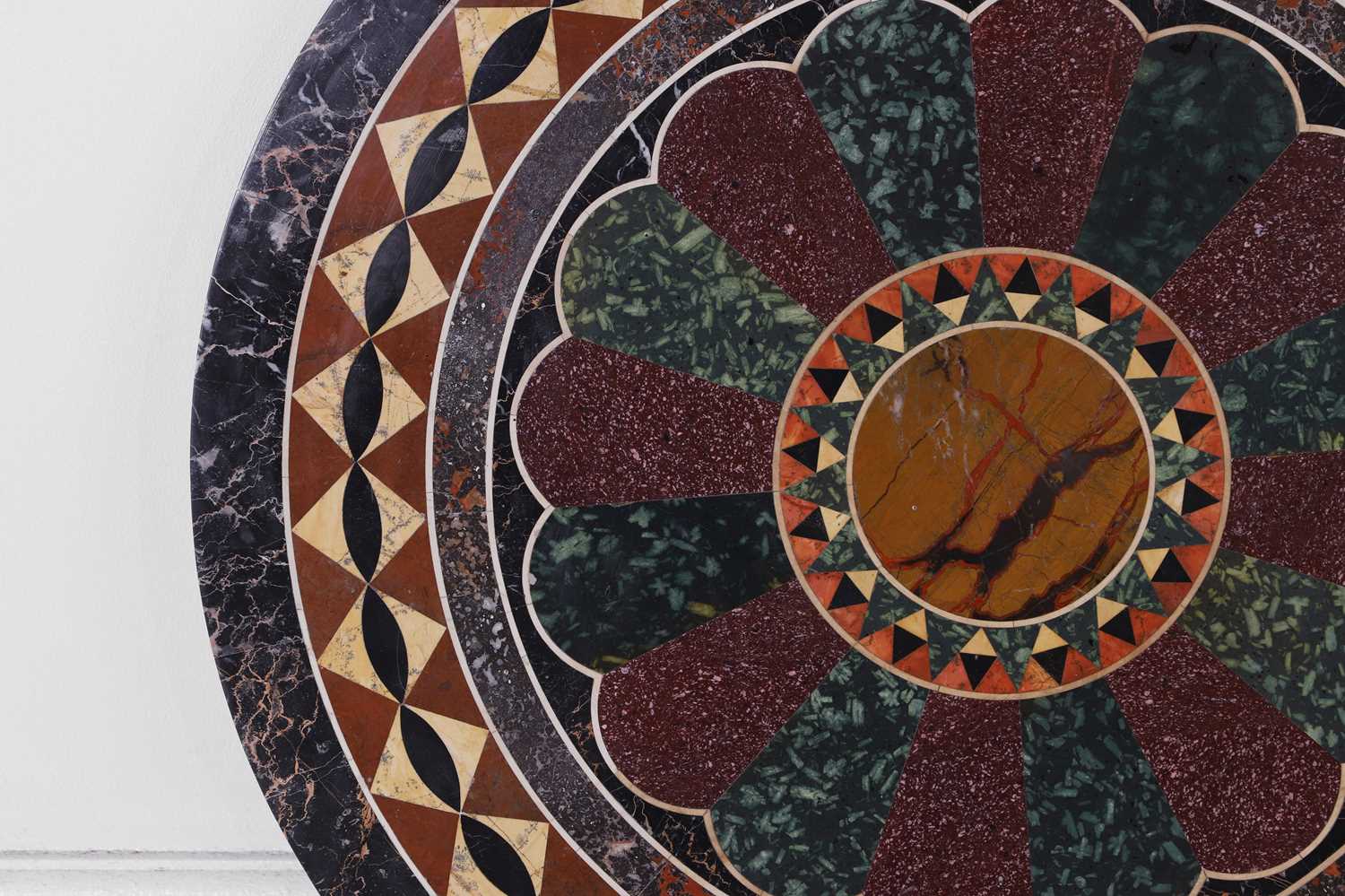 Lot 226 - A specimen marble tabletop by Grimaldi & Lopes