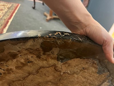 Lot 226 - A specimen marble tabletop by Grimaldi & Lopes