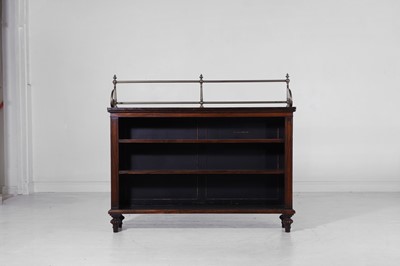 Lot 49 - A Regency simulated-rosewood low bookcase