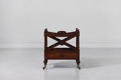 Lot 248 - A Regency mahogany canterbury