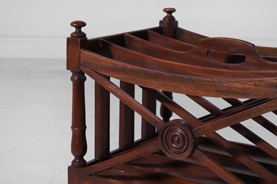 Lot 248 - A Regency mahogany canterbury