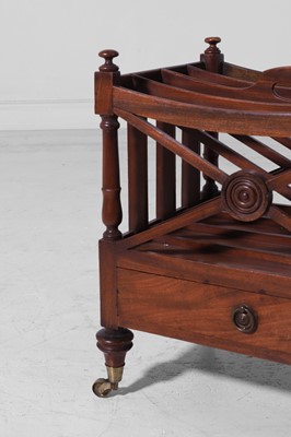 Lot 248 - A Regency mahogany canterbury